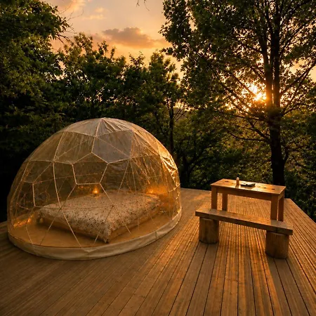 Camping Dôme Glamping Sous Les étoiles, Rivière, Animaux, Douche Ambiance Bali, Cévennes *