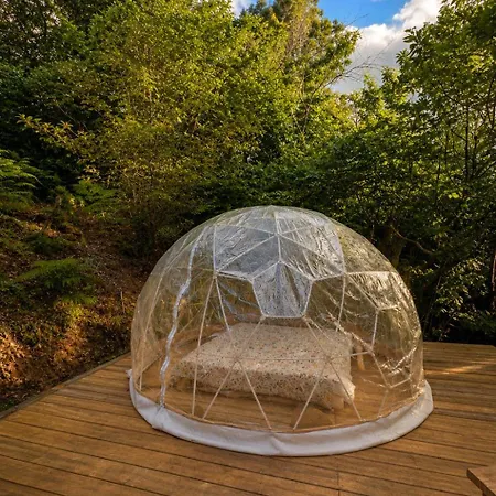 Dome Glamping Sous Les Etoiles, Riviere, Animaux, Douche Ambiance Bali, Cevennes
